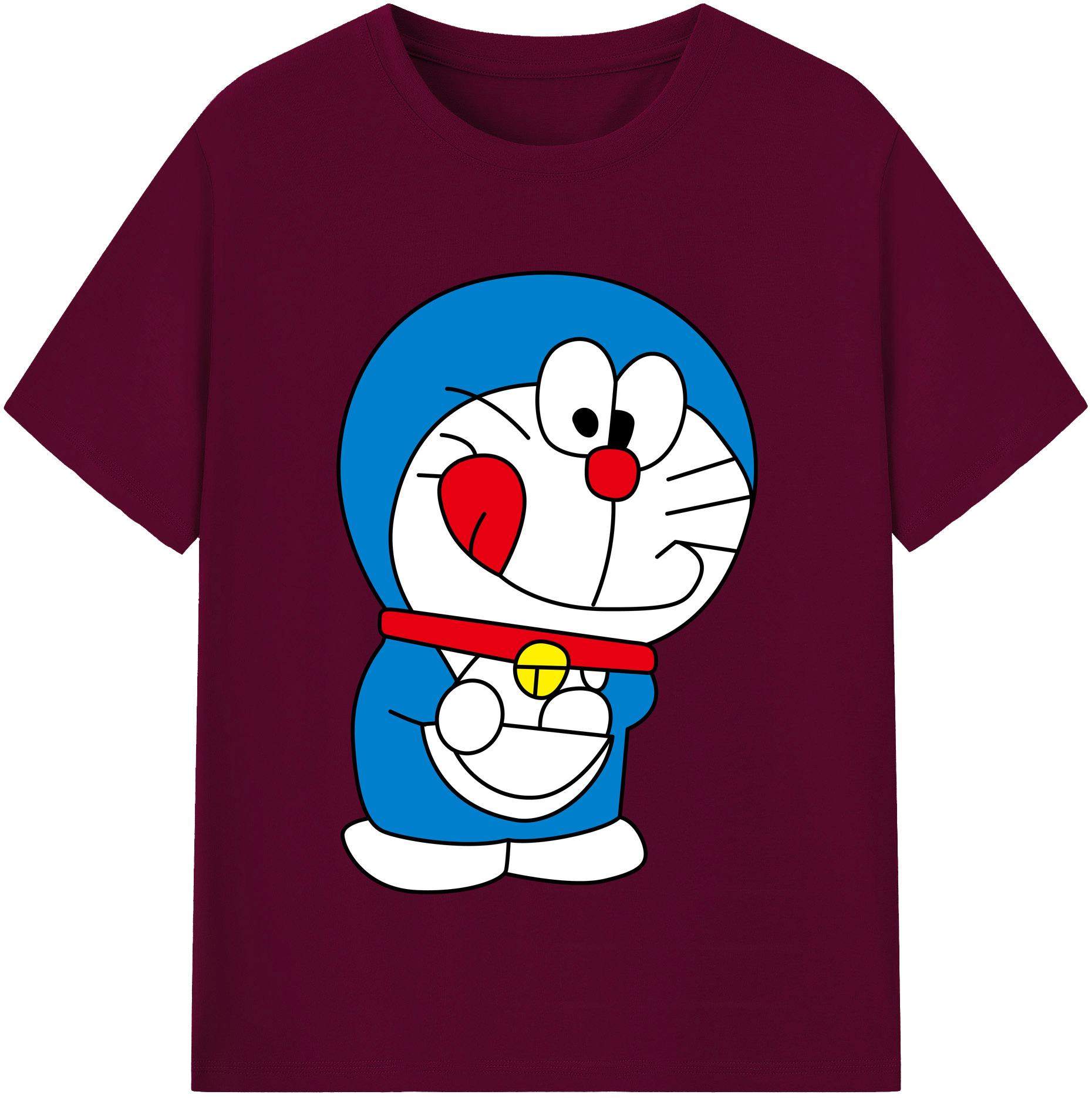 （画像用） ドラえもん Doraemon レディースカジュアルプリントTシャツ（綿100％）